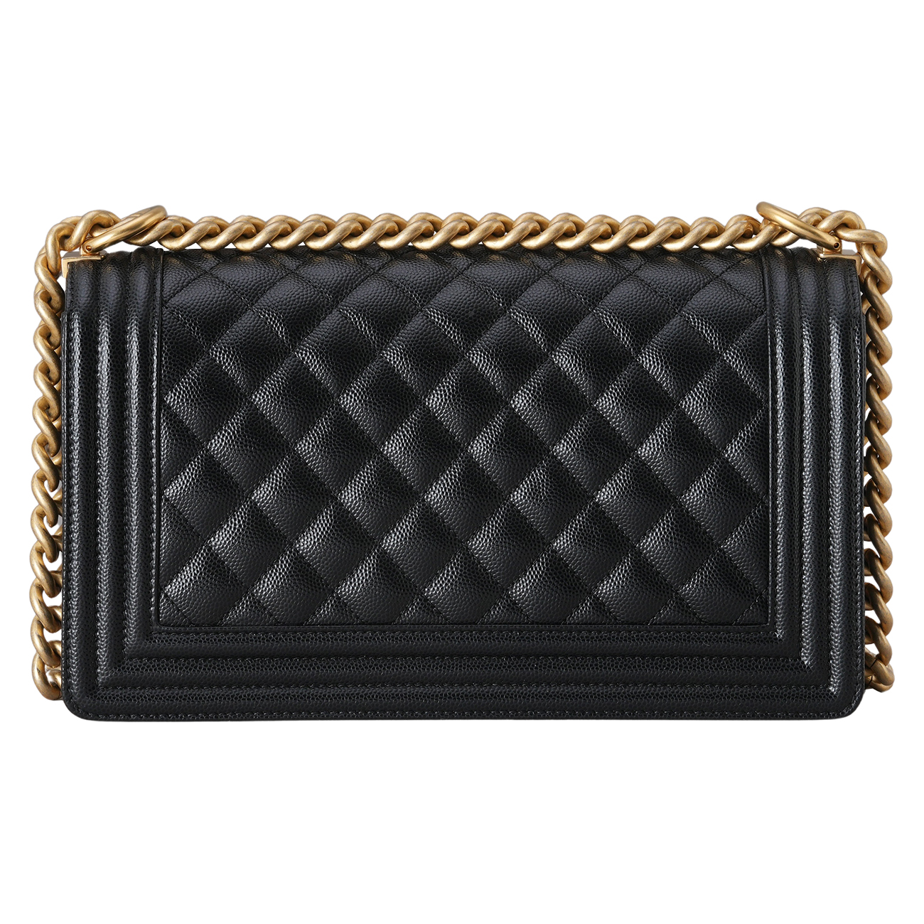 CHANEL(USED)샤넬 A67086 캐비어 보이백 미듐