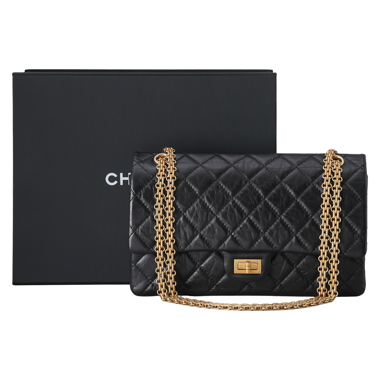 CHANEL(USED)샤넬 A37586 2.55 빈티지 미디움 백