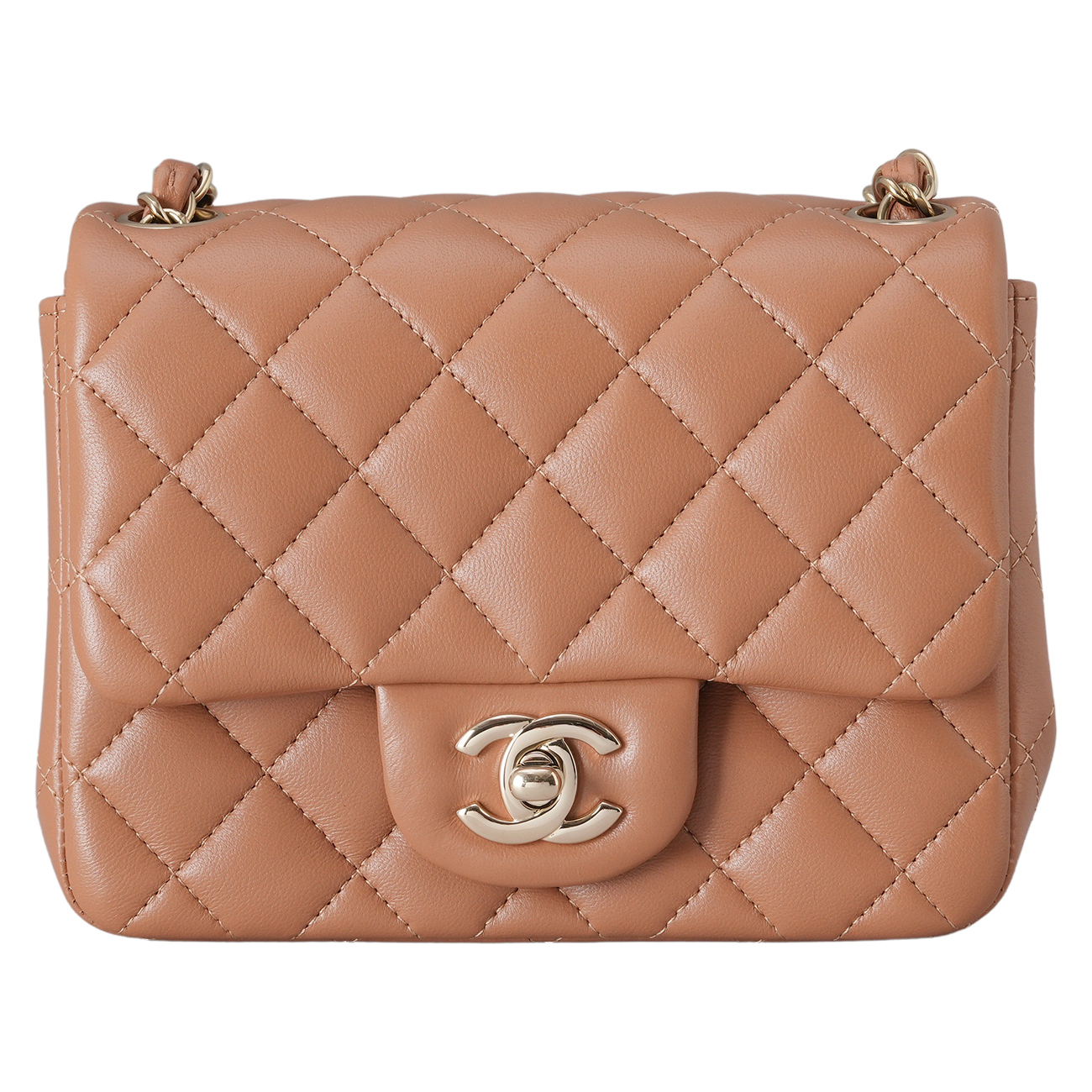 CHANEL(USED)샤넬 램스킨 클래식 쁘띠삭