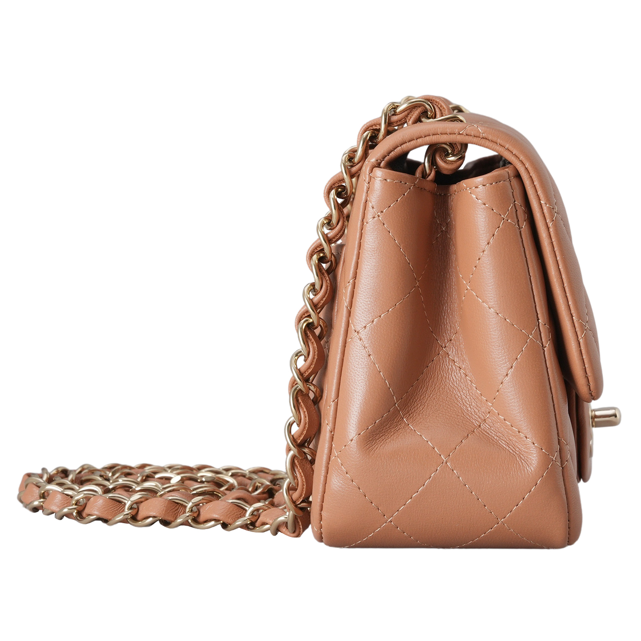 CHANEL(USED)샤넬 램스킨 클래식 쁘띠삭