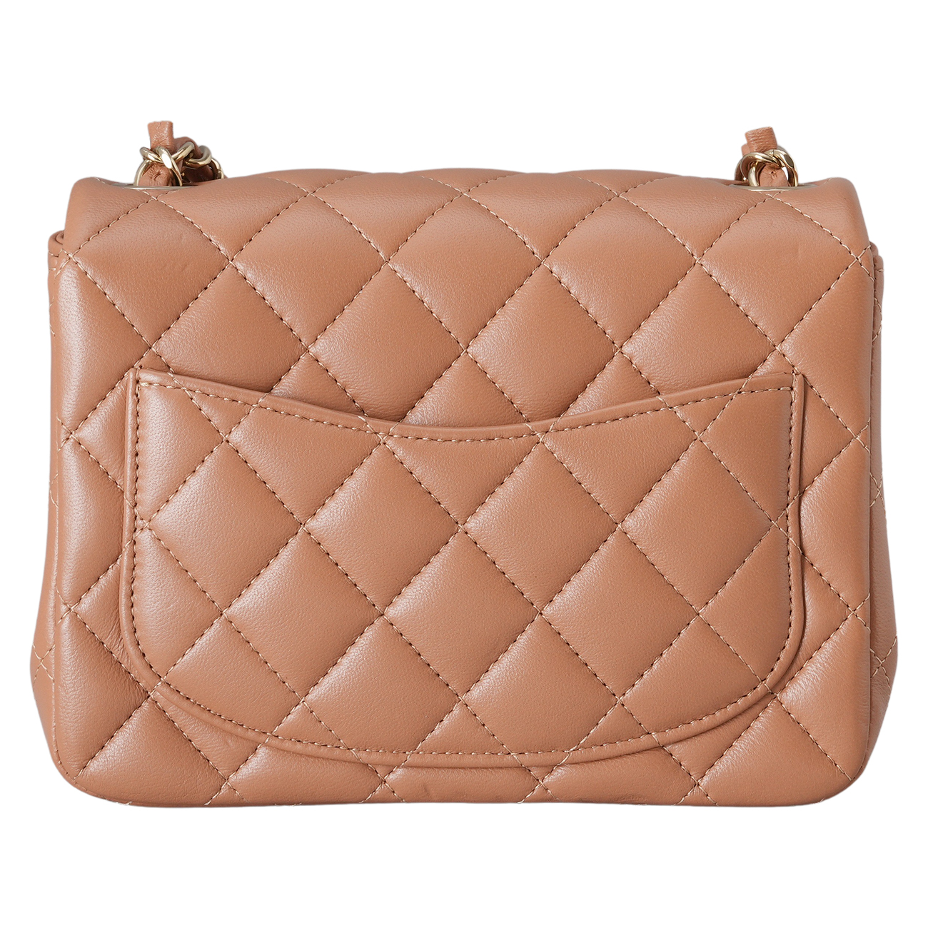 CHANEL(USED)샤넬 램스킨 클래식 쁘띠삭