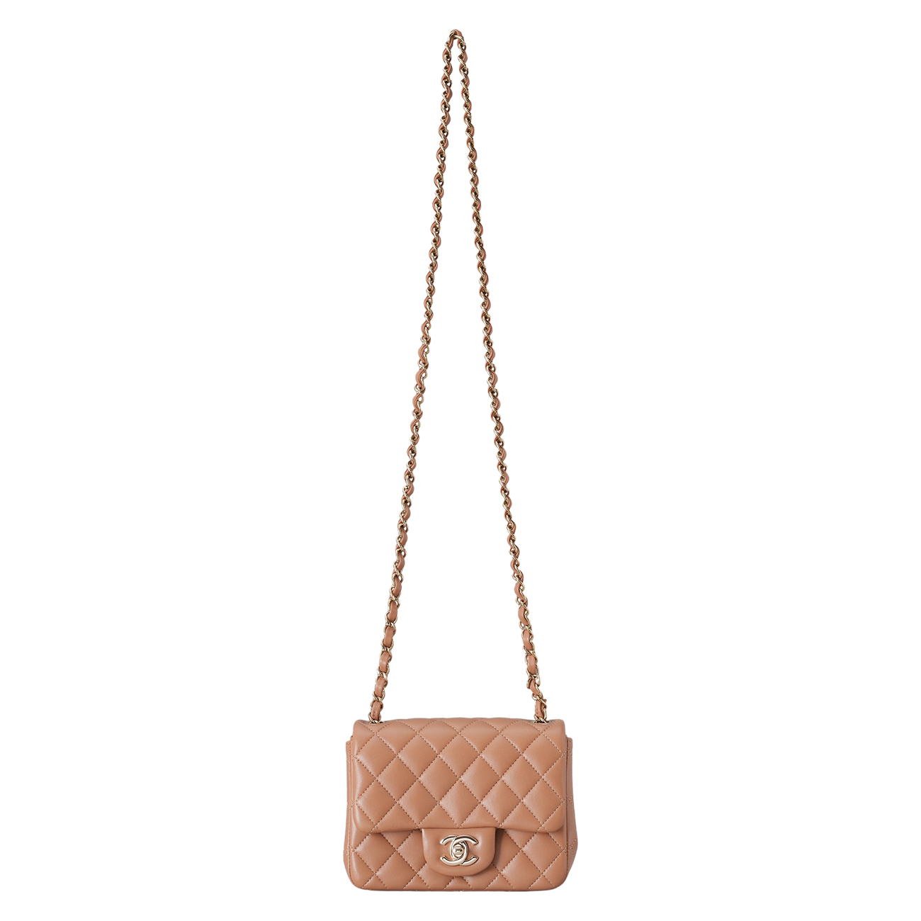 CHANEL(USED)샤넬 램스킨 클래식 쁘띠삭