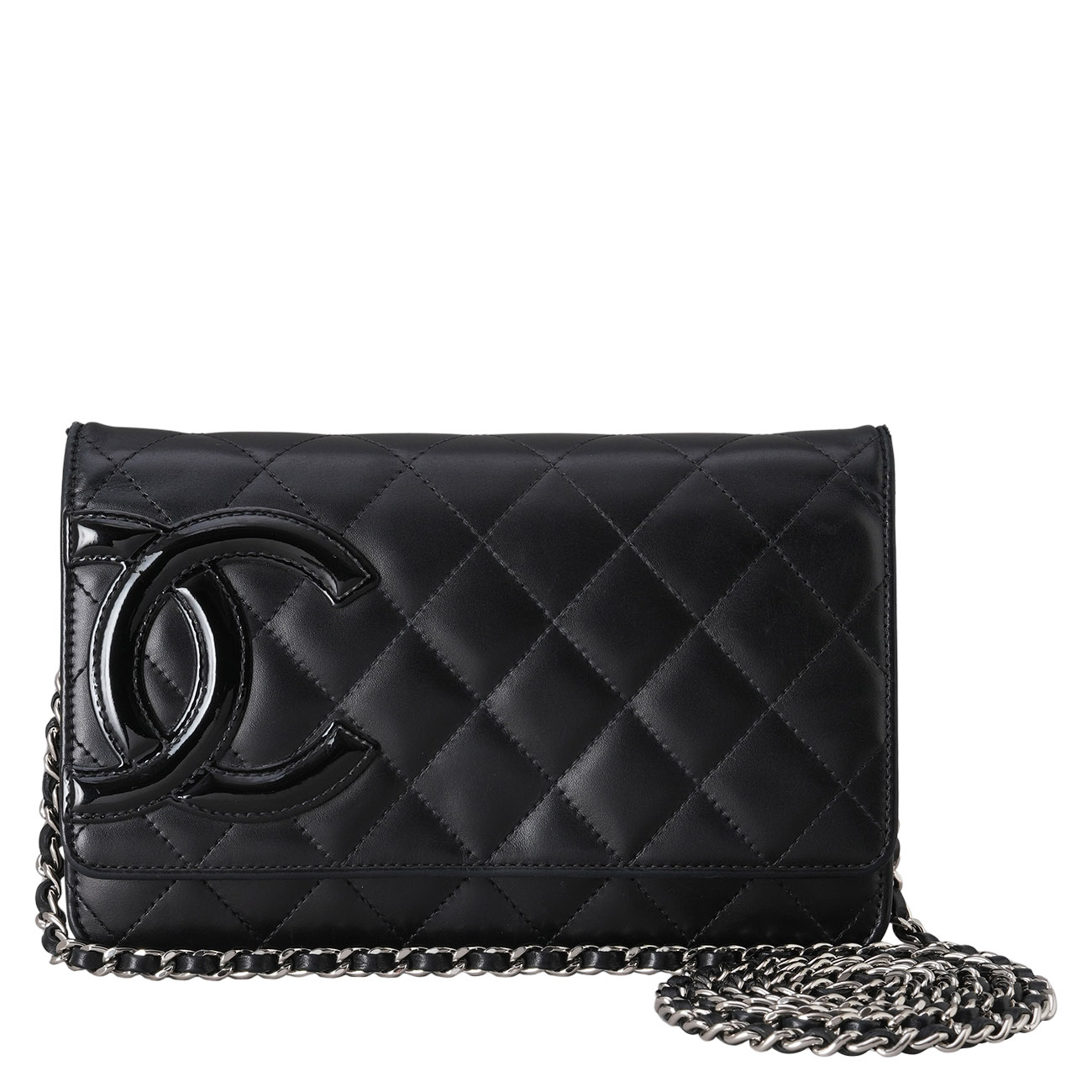 CHANEL(USED)샤넬 램스킨 깜봉 WOC