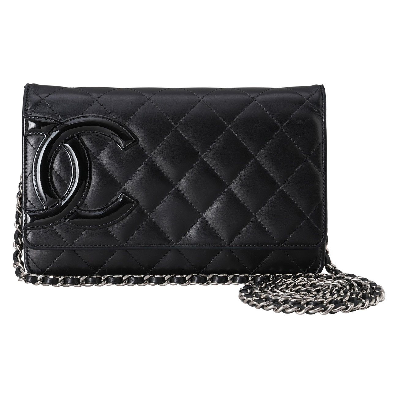 CHANEL(USED)샤넬 램스킨 깜봉 WOC
