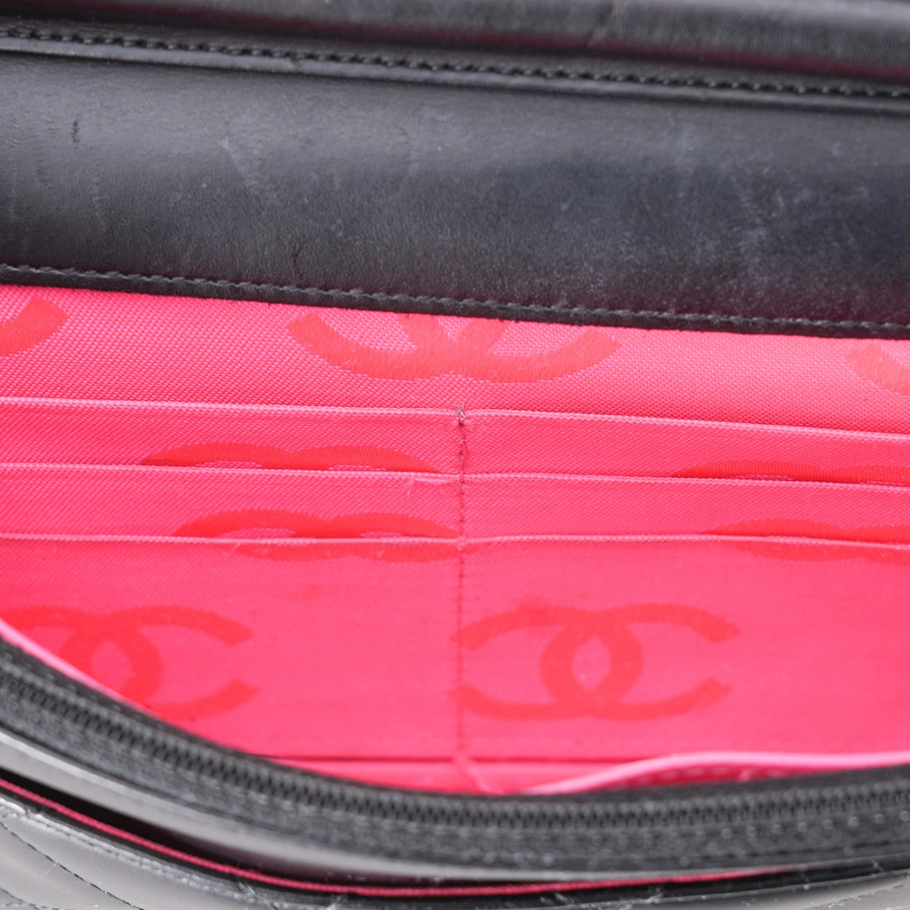CHANEL(USED)샤넬 램스킨 깜봉 WOC