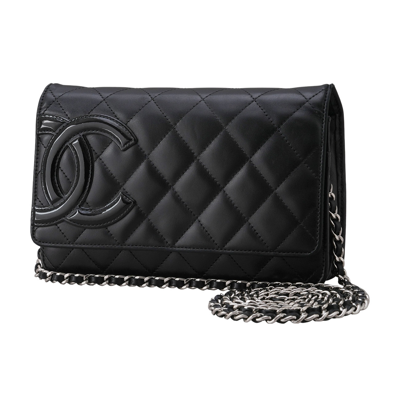 CHANEL(USED)샤넬 램스킨 깜봉 WOC