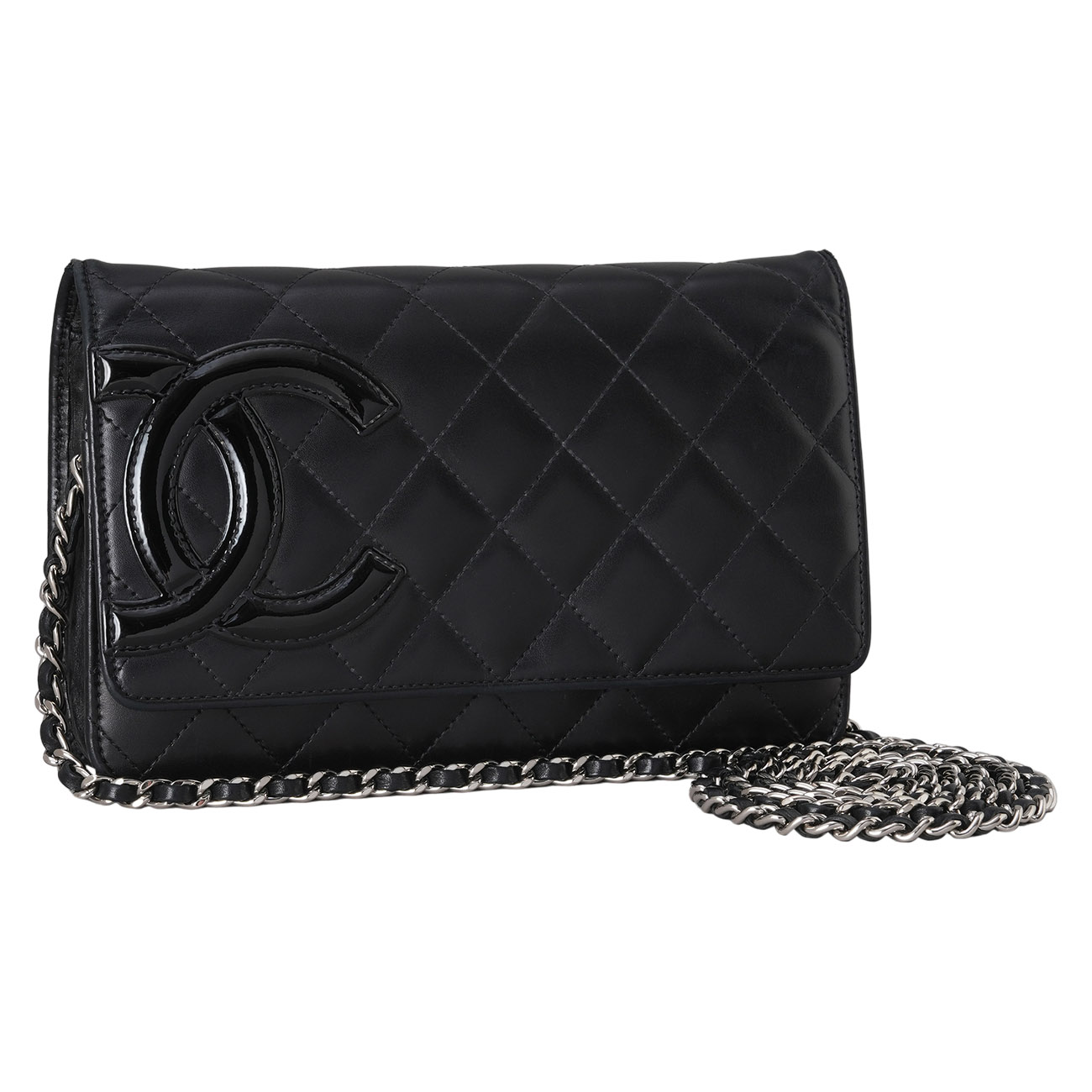 CHANEL(USED)샤넬 램스킨 깜봉 WOC