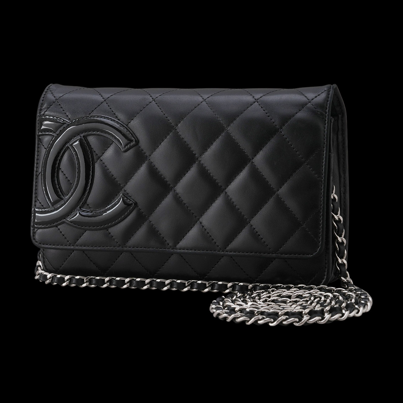 CHANEL(USED)샤넬 램스킨 깜봉 WOC