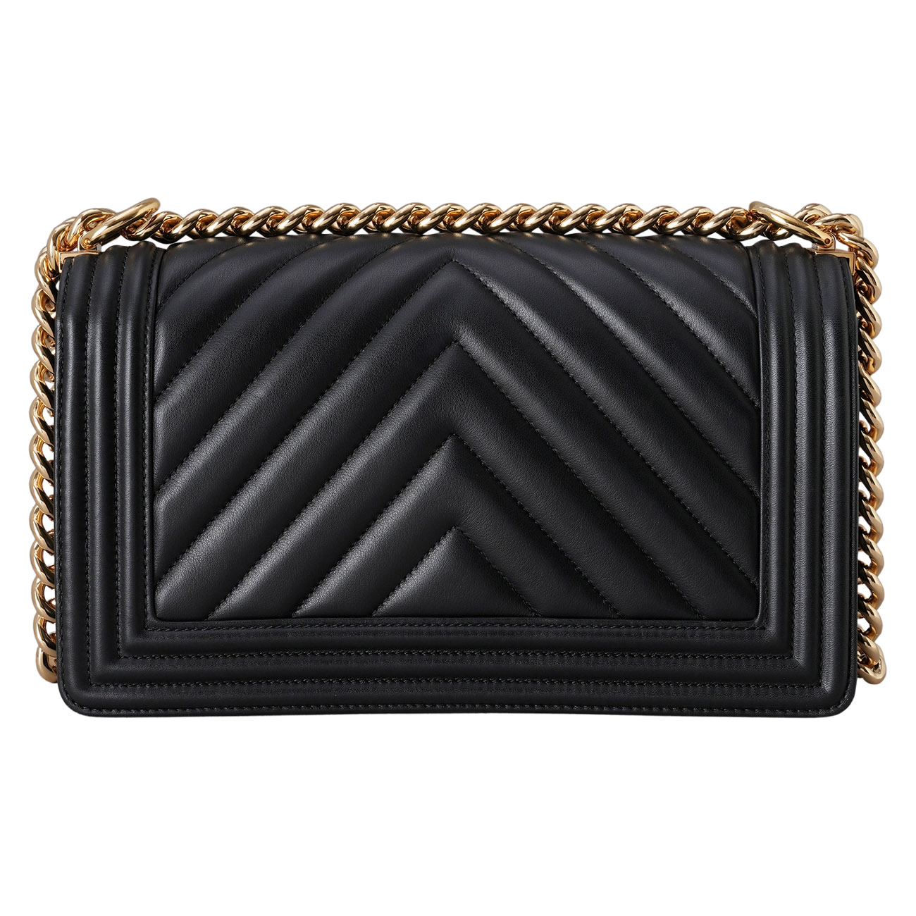 CHANEL(USED)샤넬 쉐브론 보이샤넬 미듐 플랩백