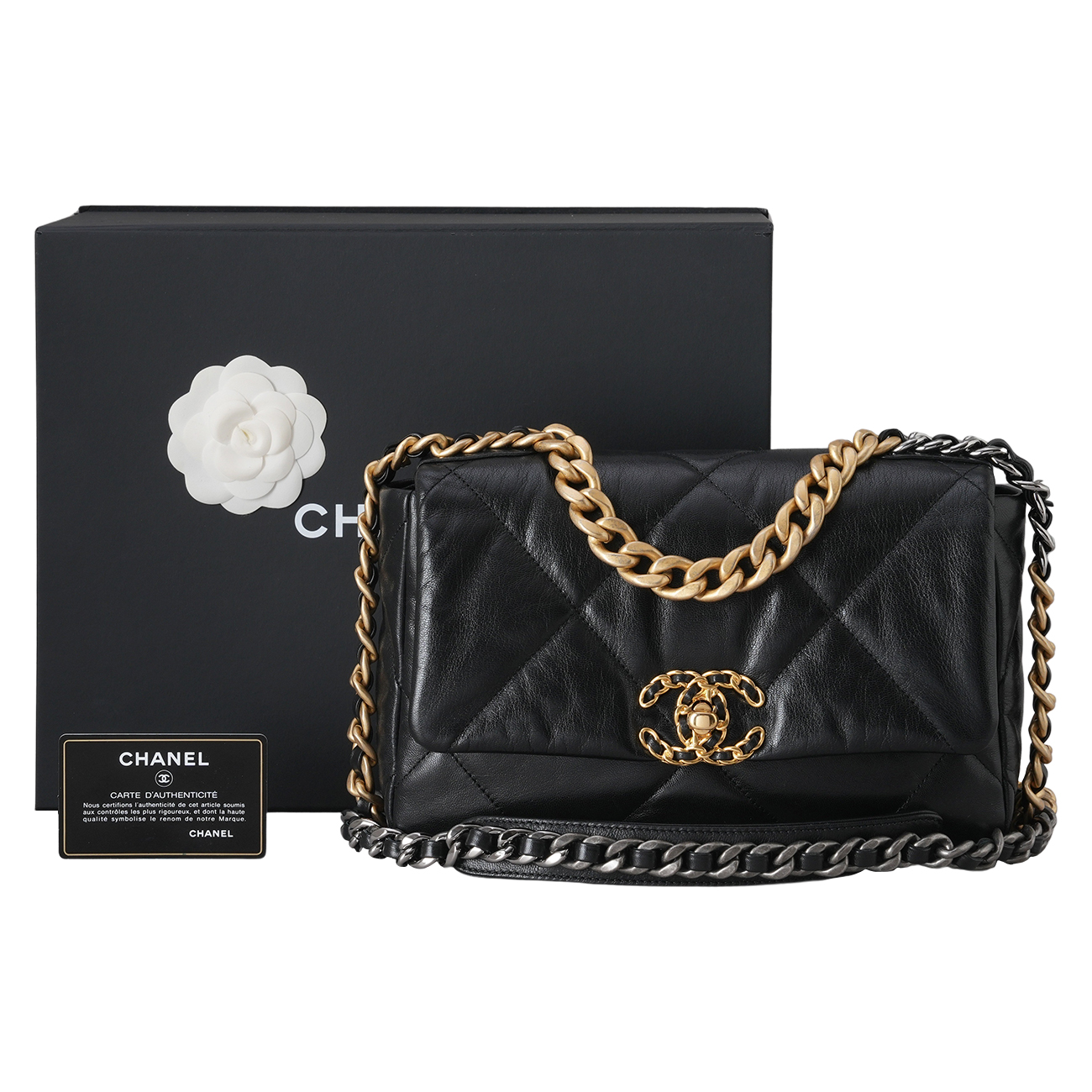 CHANEL(USED)샤넬 19 미디움 백