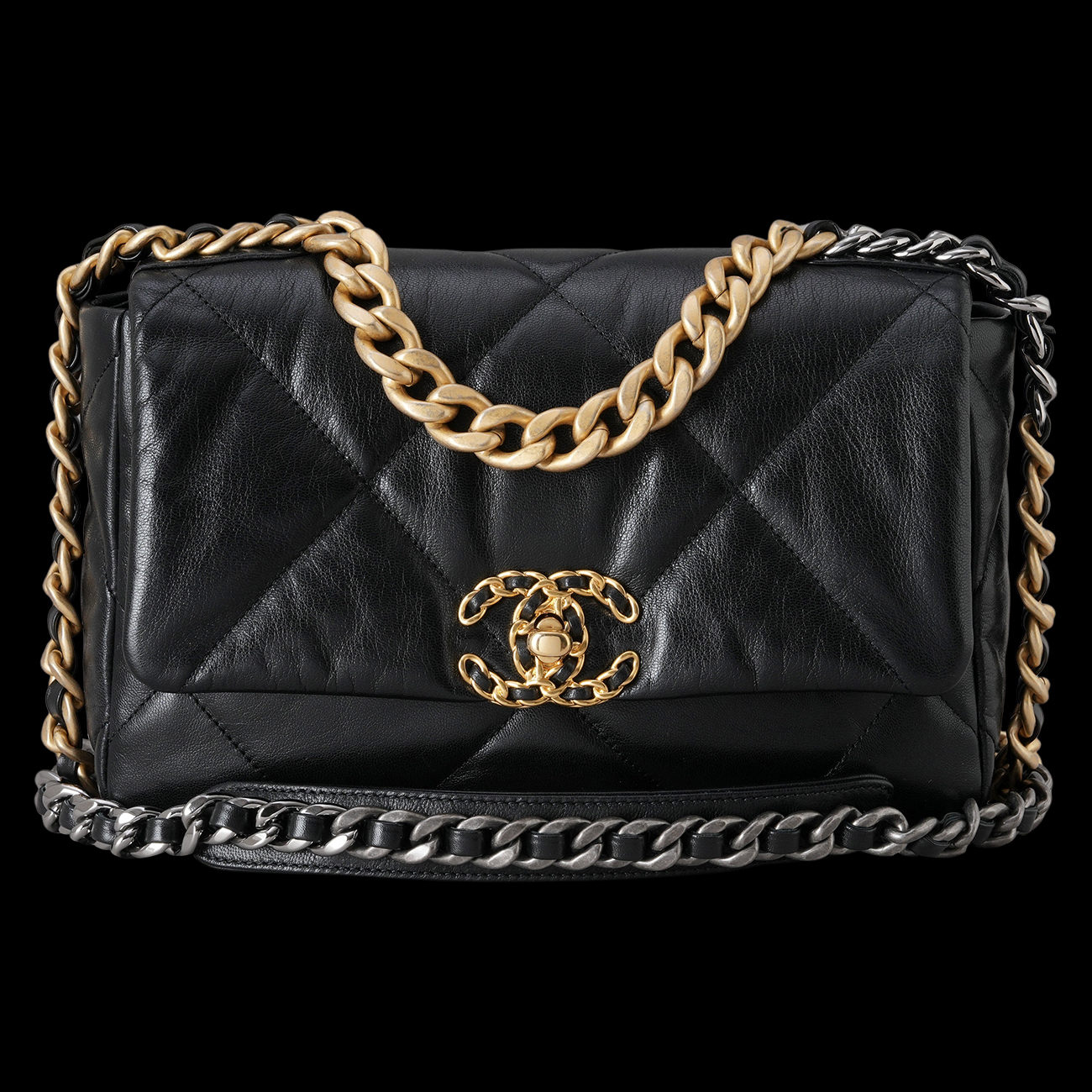 CHANEL(USED)샤넬 19 미디움 백