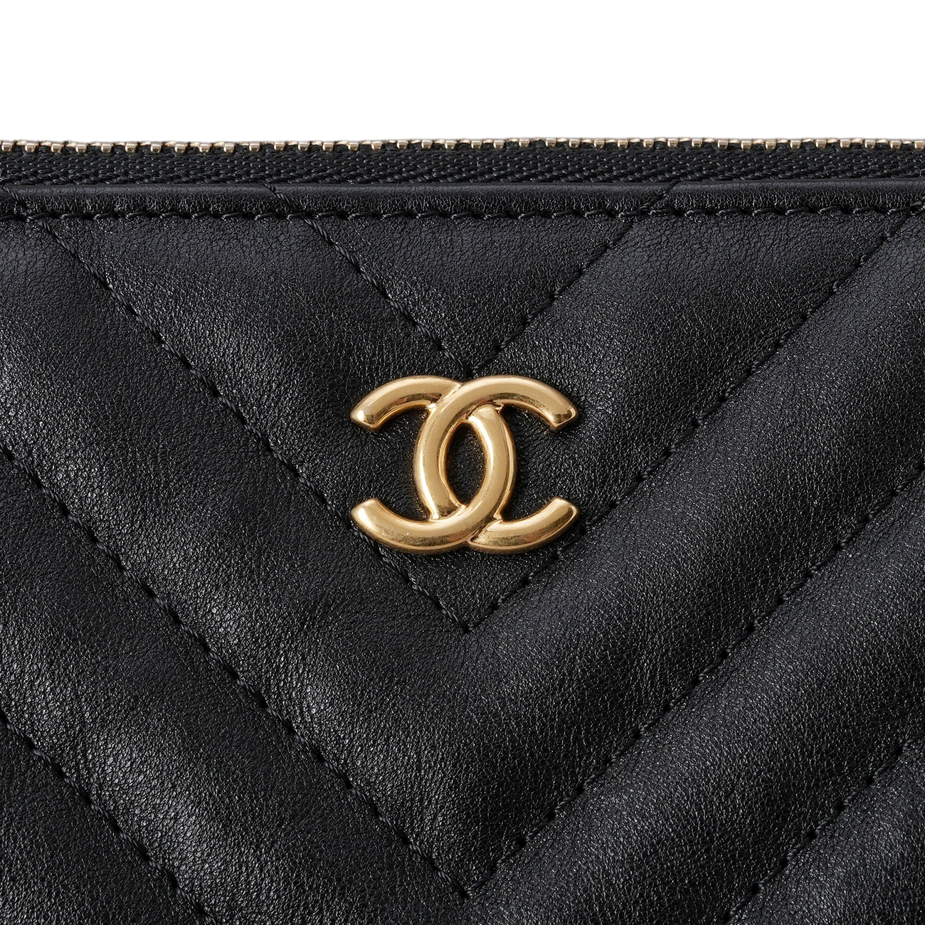 CHANEL(USED)샤넬 클래식 쉐브론 클러치 라지