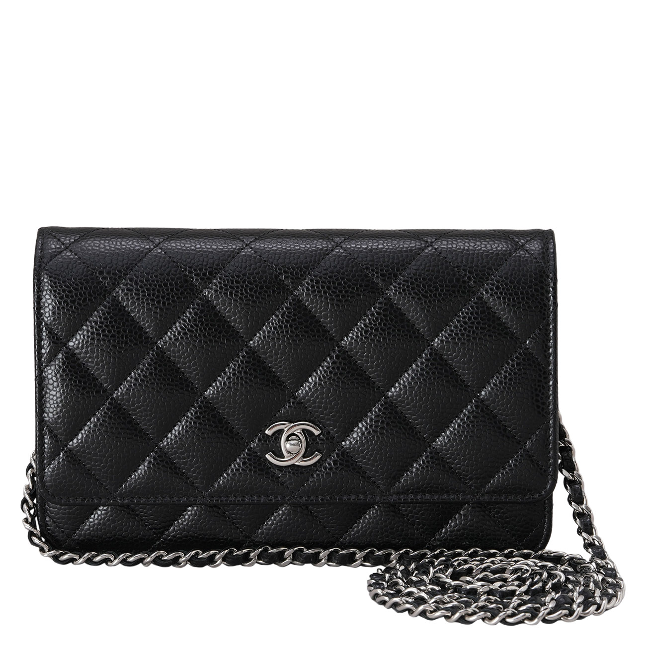 CHANEL(USED)샤넬 AP4241 턴락 캐비어 클래식 WOC