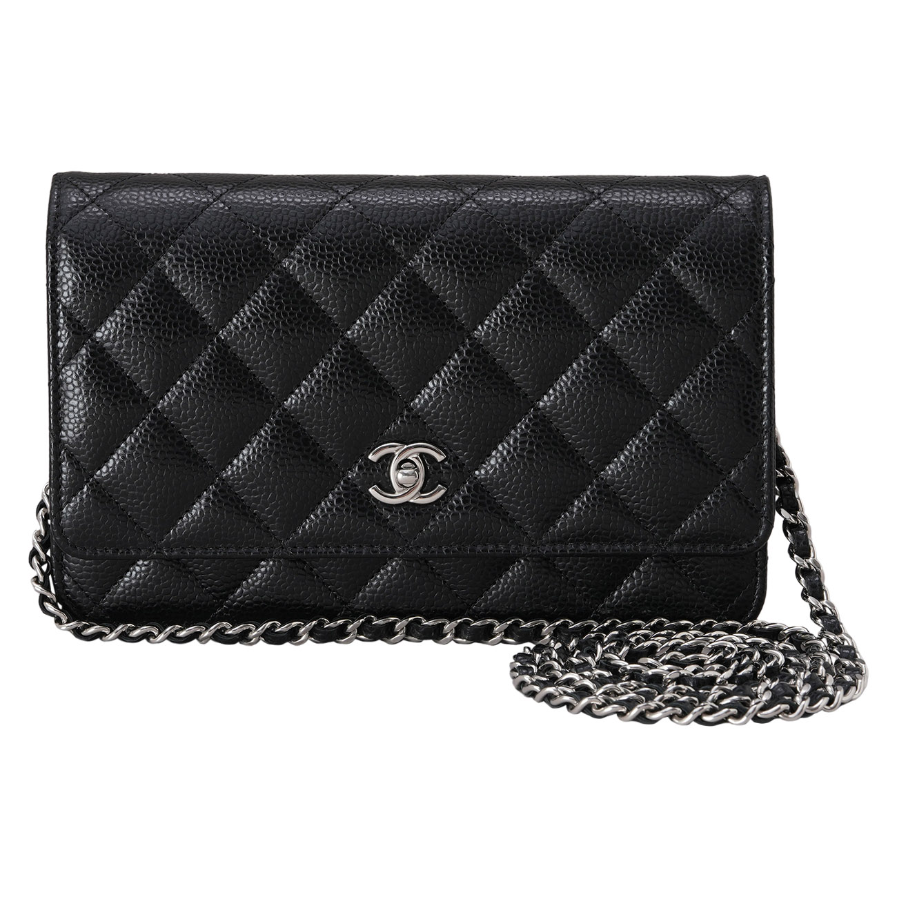 CHANEL(USED)샤넬 AP4241 턴락 캐비어 클래식 WOC