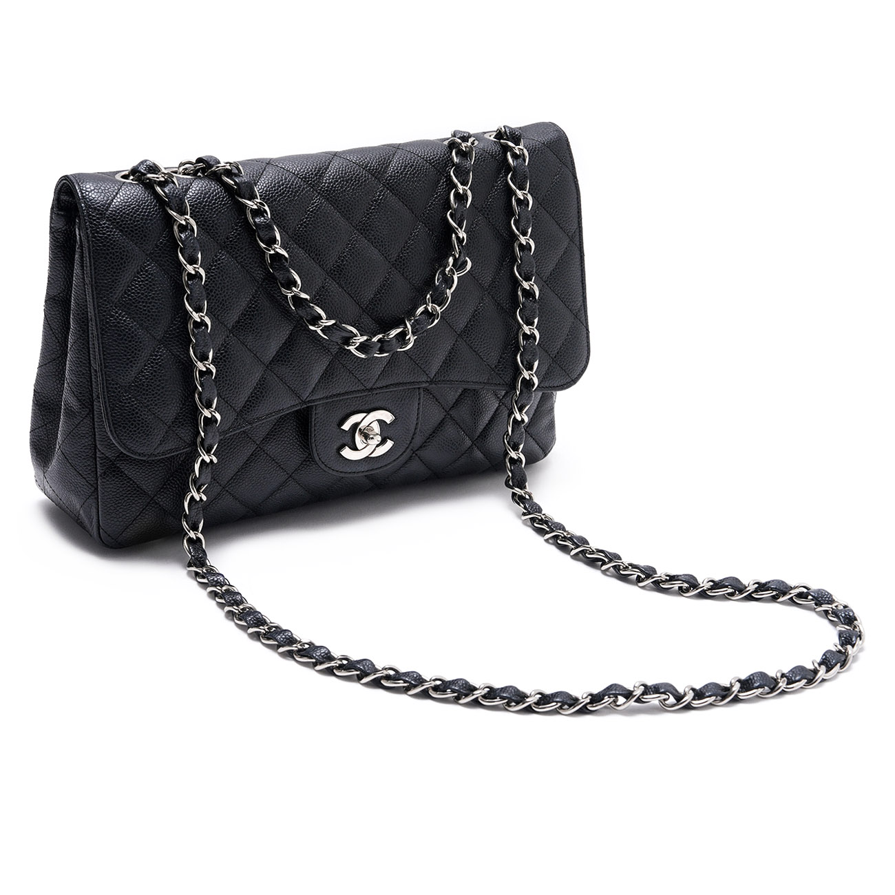 CHANEL(USED)샤넬 캐비어 클래식 라지 원플랩백