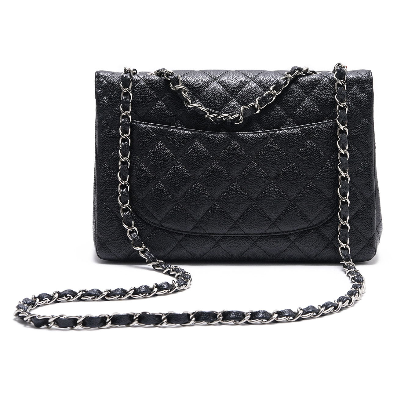 CHANEL(USED)샤넬 캐비어 클래식 라지 원플랩백