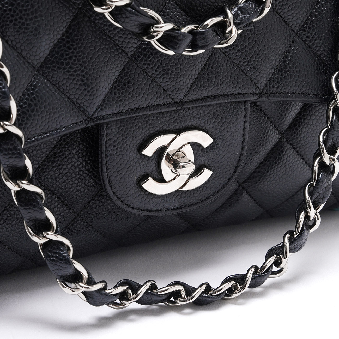 CHANEL(USED)샤넬 캐비어 클래식 라지 원플랩백