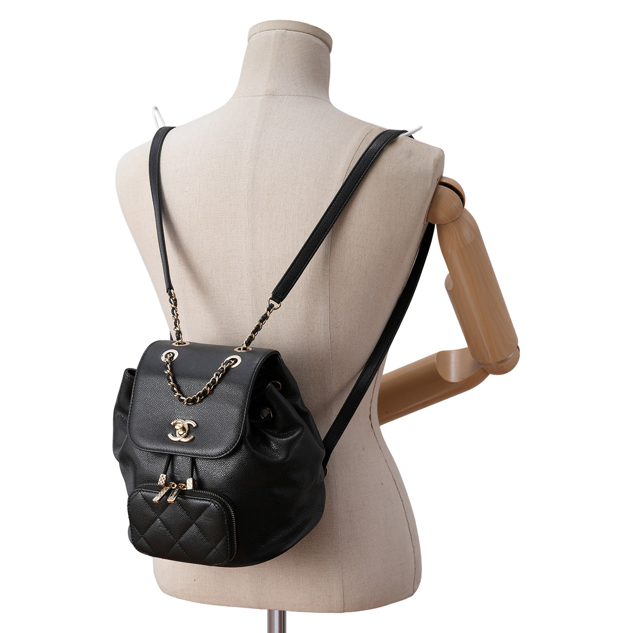CHANEL(USED)샤넬 AS3530 캐비어 비지니스 어피니티 백팩