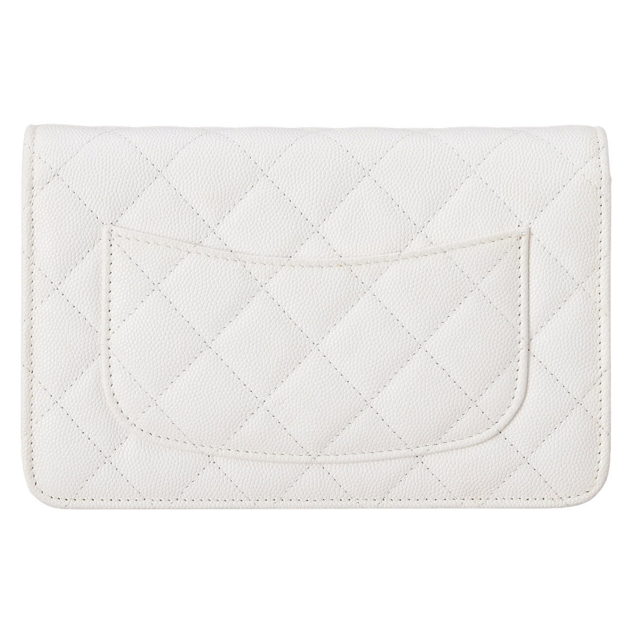 CHANEL(USED)샤넬 시즌 캐비어 CC로고 WOC