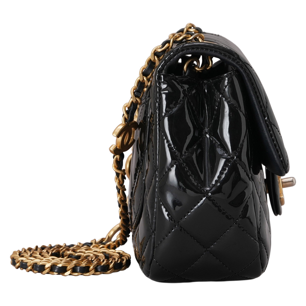 CHANEL(USED)샤넬 AS3489 페이던트 코코체인 미니 숄더백