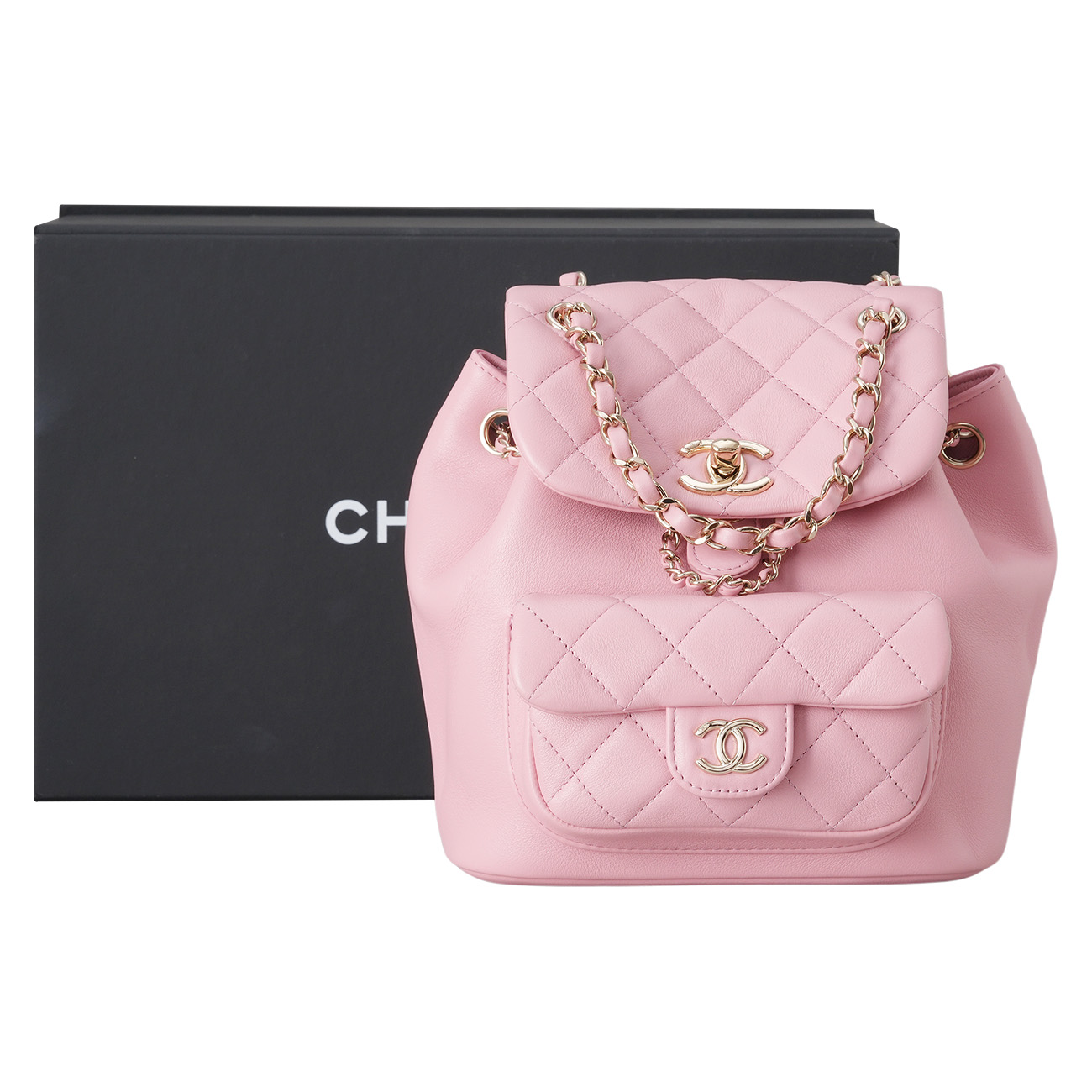 CHANEL(USED)샤넬 AS2908 듀마 원포켓 스몰 백팩