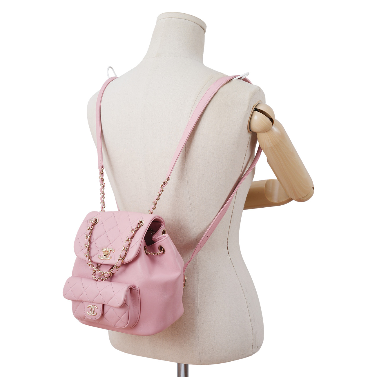 CHANEL(USED)샤넬 AS2908 듀마 원포켓 스몰 백팩