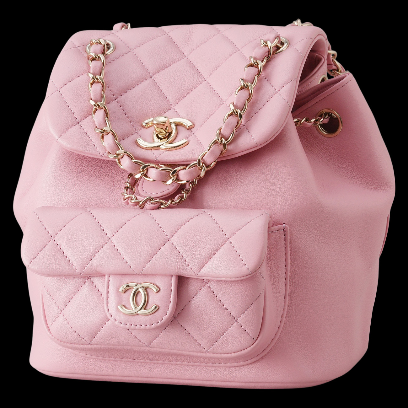 CHANEL(USED)샤넬 AS2908 듀마 원포켓 스몰 백팩