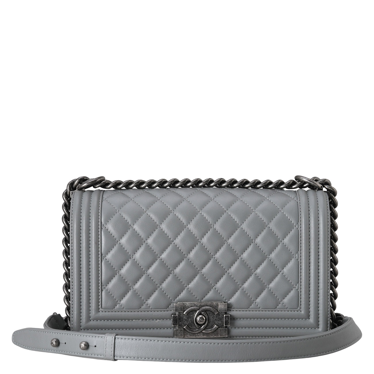 CHANEL(USED)샤넬 보이샤넬 미듐 플랩백
