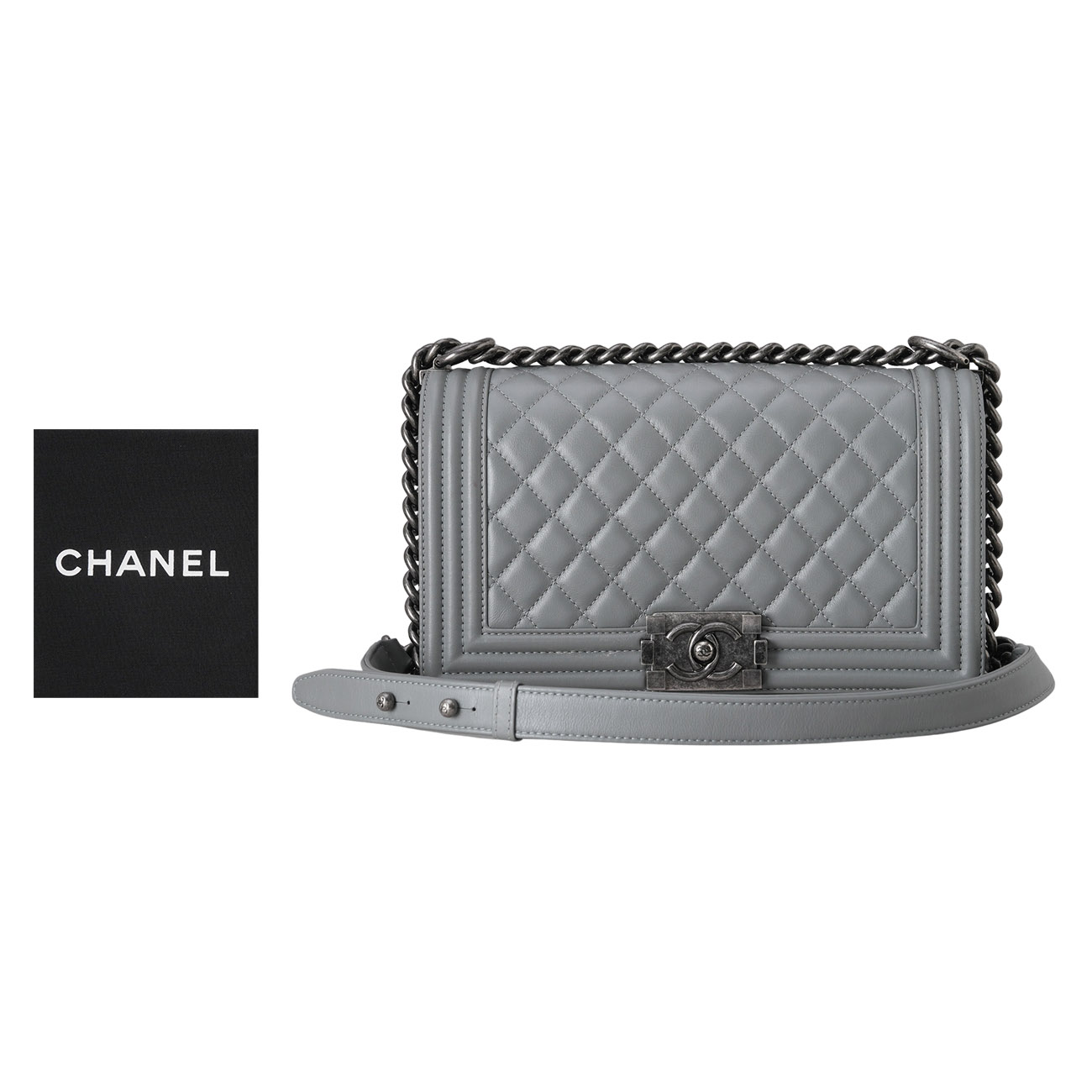 CHANEL(USED)샤넬 보이샤넬 미듐 플랩백