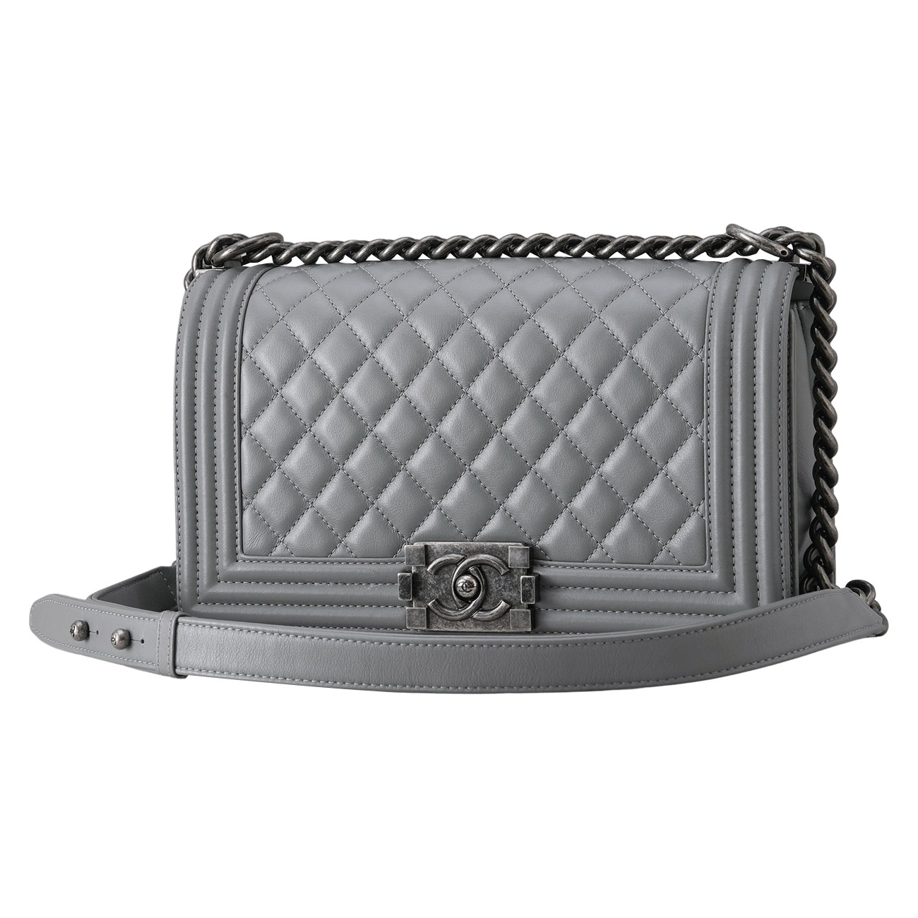 CHANEL(USED)샤넬 보이샤넬 미듐 플랩백
