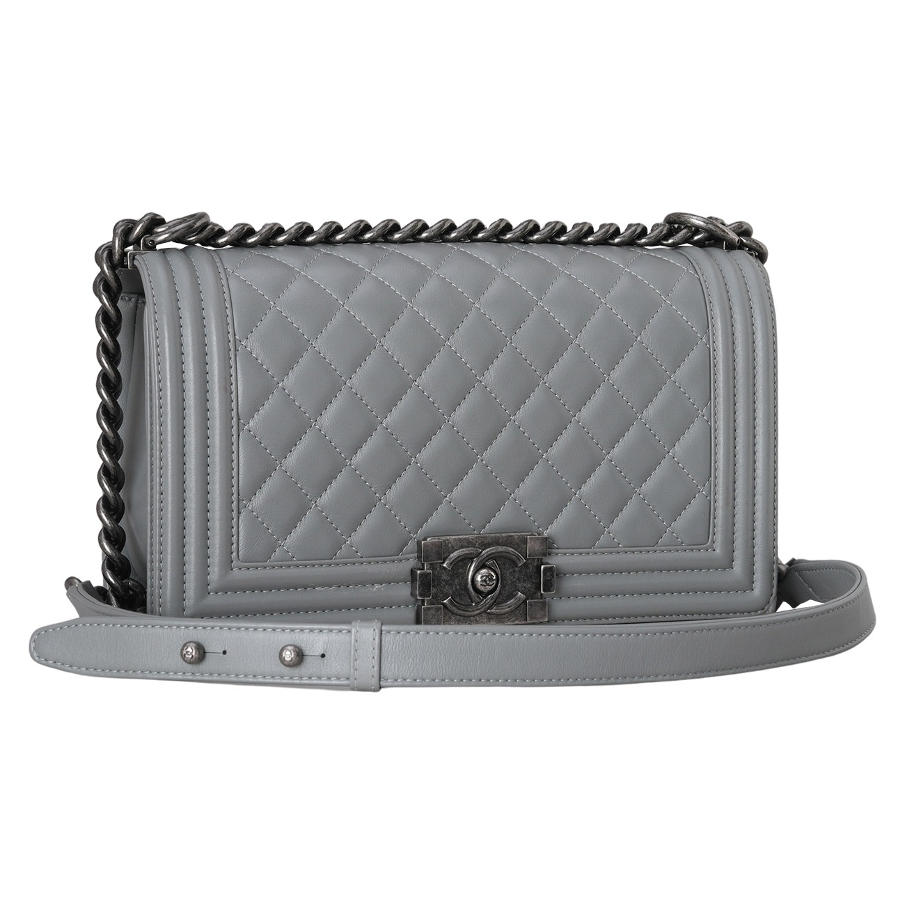 CHANEL(USED)샤넬 보이샤넬 미듐 플랩백