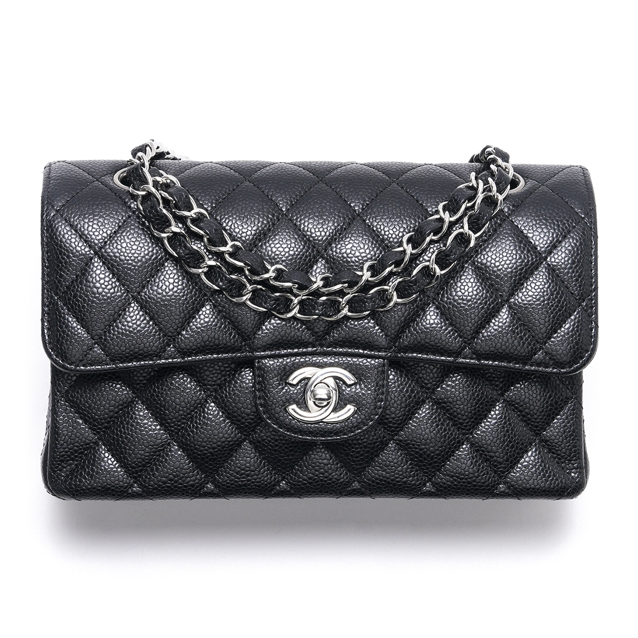 CHANEL(USED)샤넬 캐비어 클래식 스몰 플랩백