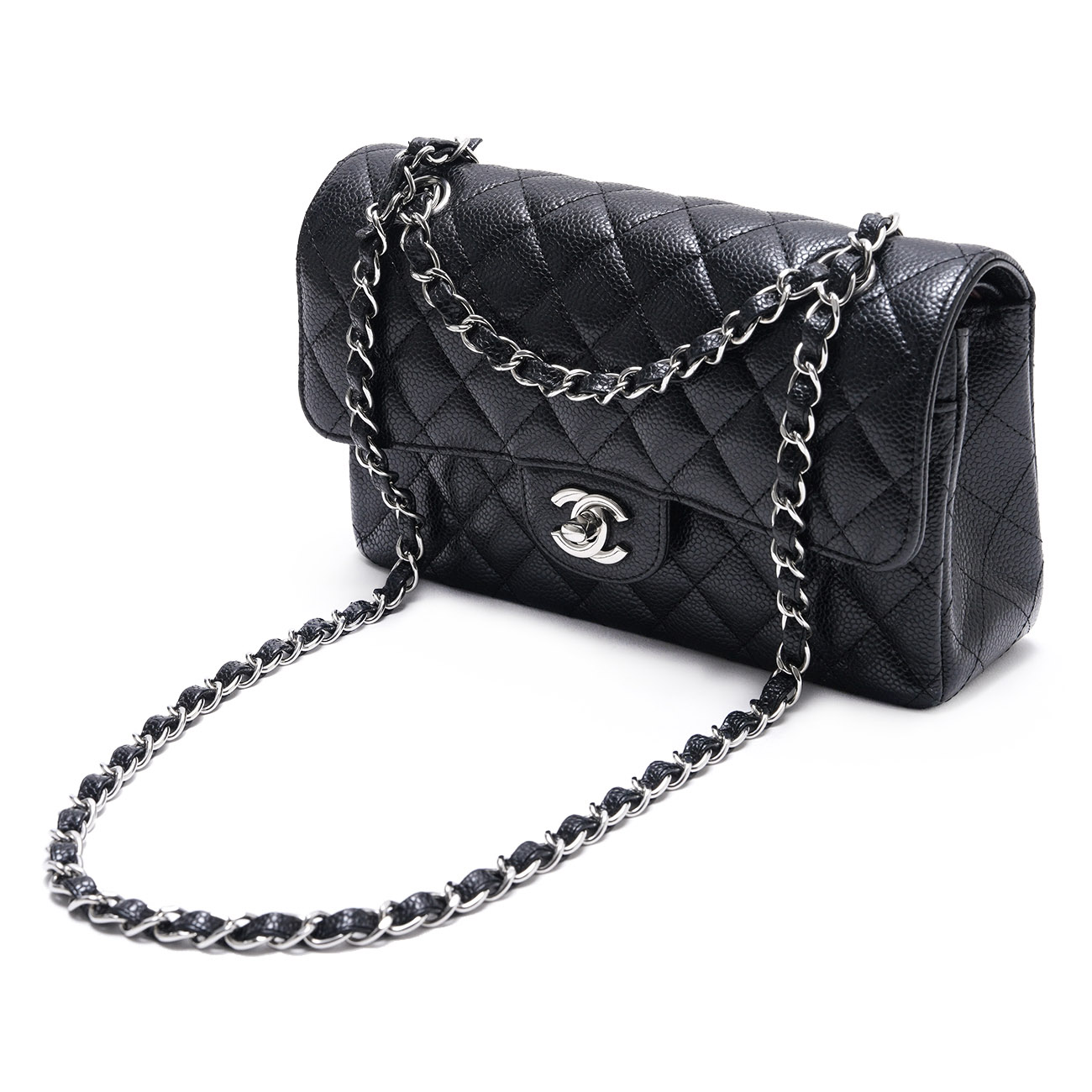 CHANEL(USED)샤넬 캐비어 클래식 스몰 플랩백