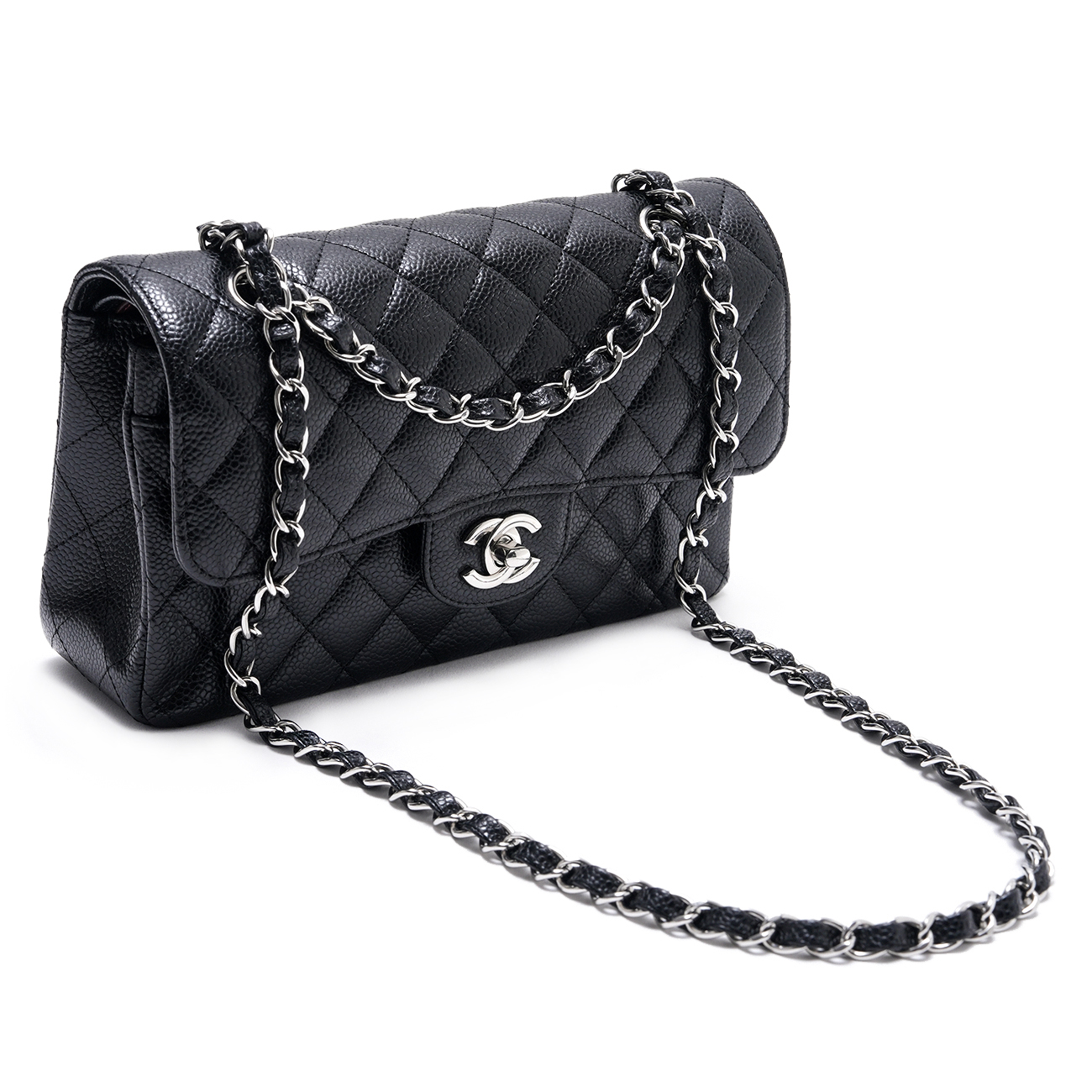CHANEL(USED)샤넬 캐비어 클래식 스몰 플랩백