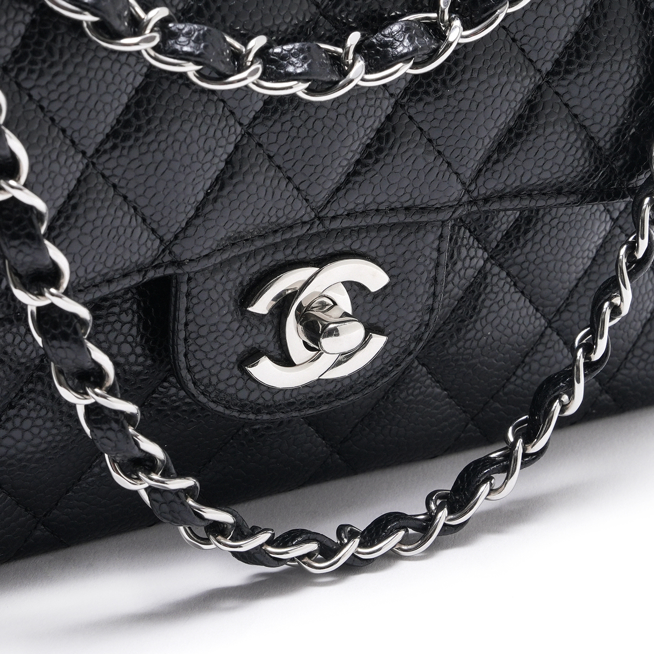 CHANEL(USED)샤넬 캐비어 클래식 스몰 플랩백