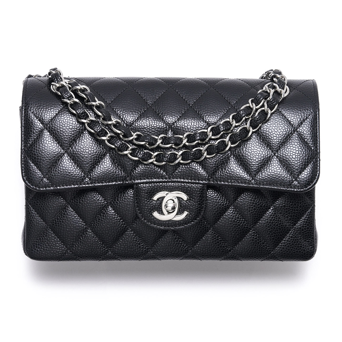CHANEL(USED)샤넬 캐비어 클래식 스몰 플랩백