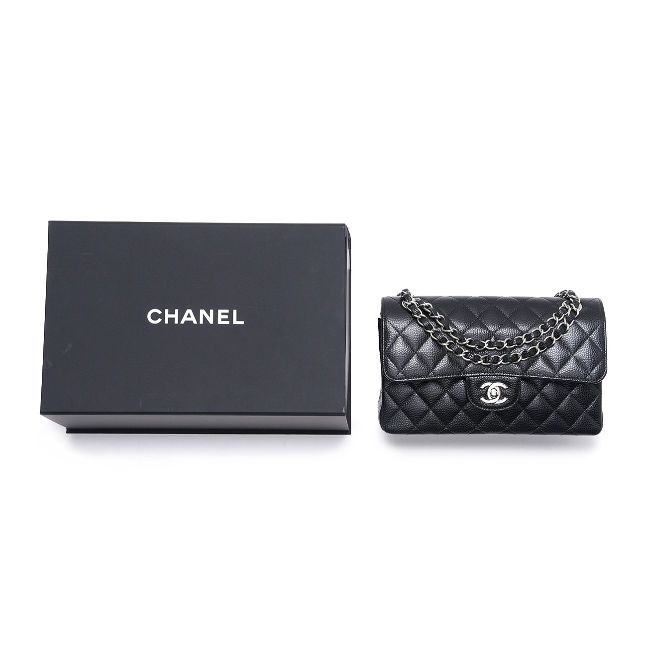 CHANEL(USED)샤넬 캐비어 클래식 스몰 플랩백