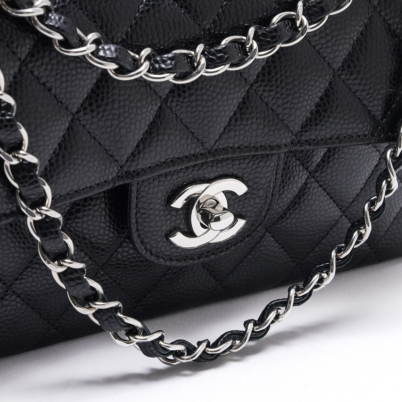 CHANEL(USED)샤넬 캐비어 클래식 스몰 플랩백