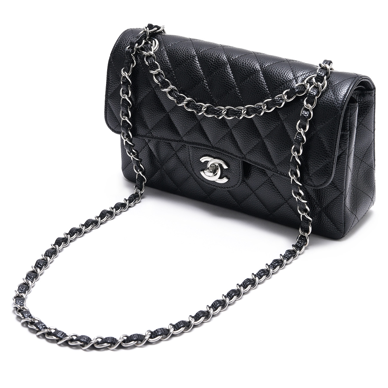 CHANEL(USED)샤넬 캐비어 클래식 스몰 플랩백