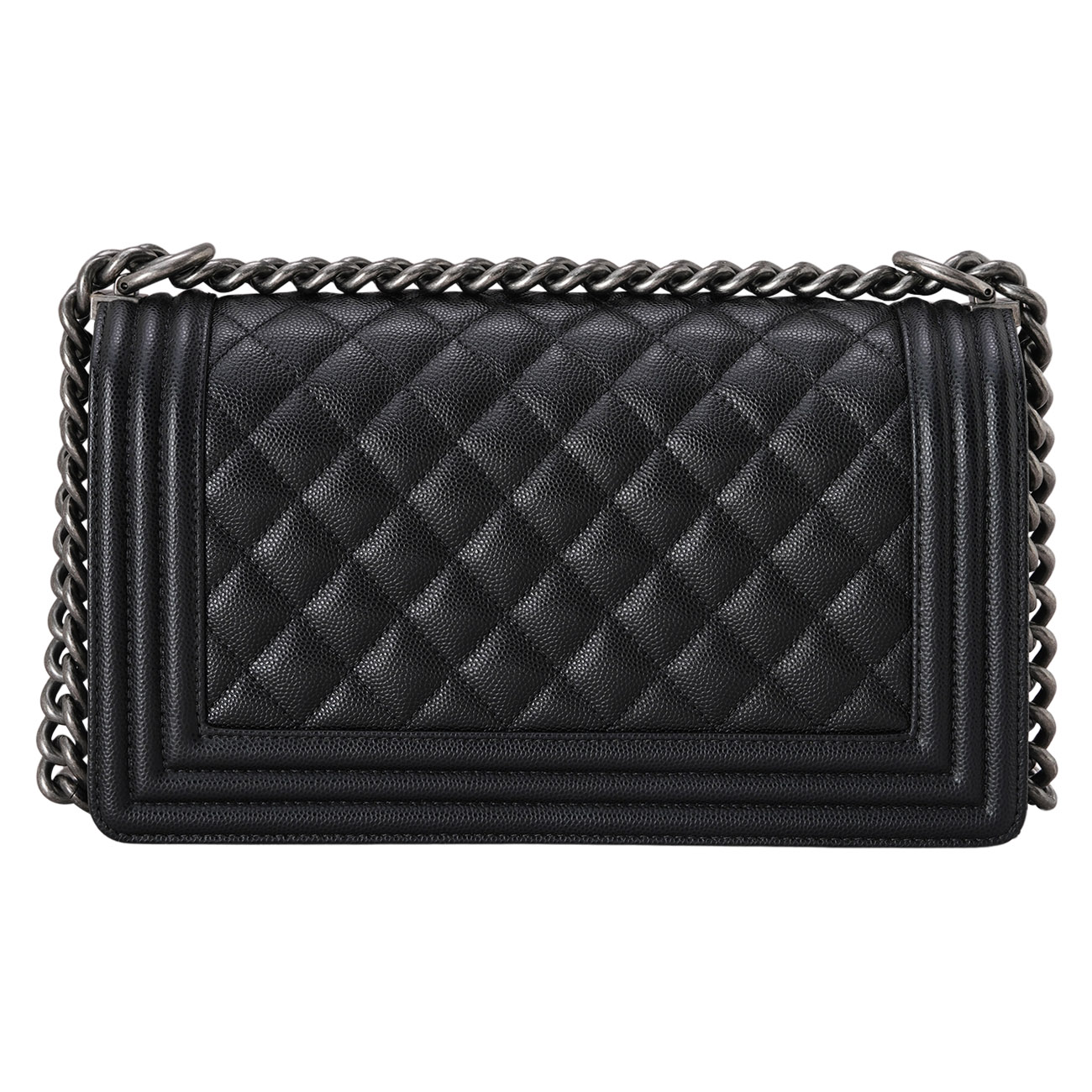 CHANEL(USED)샤넬 캐비어 보이샤넬 미듐 플랩백