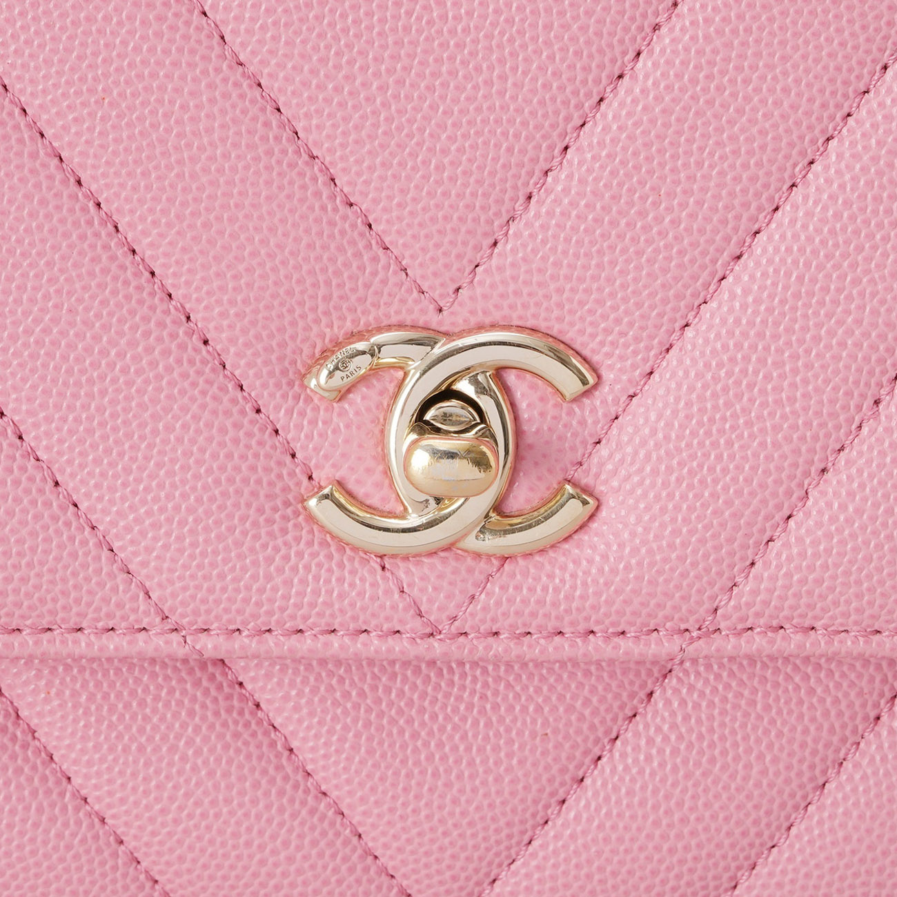 CHANEL(USED)샤넬 쉐브론 캐비어 코코핸들 스몰