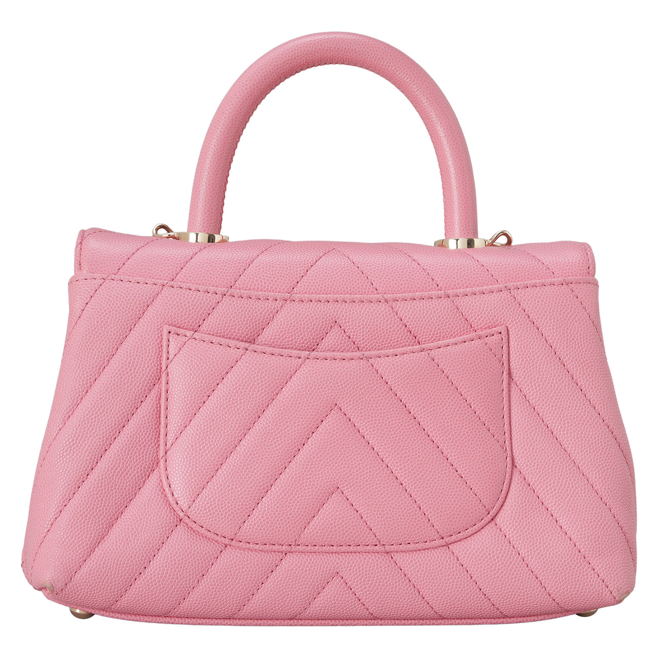 CHANEL(USED)샤넬 쉐브론 캐비어 코코핸들 스몰