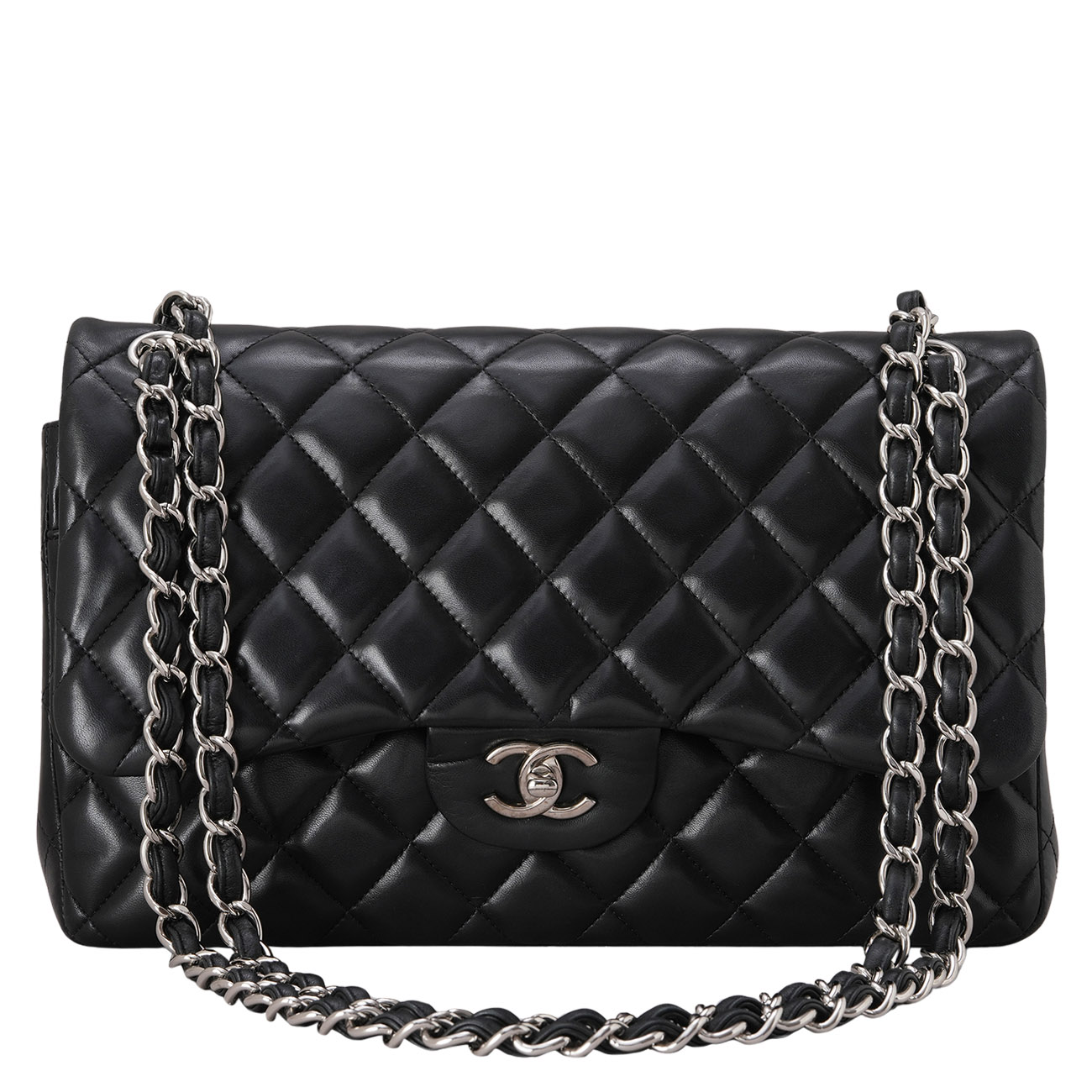 CHANEL(USED)샤넬 램스킨 클래식 라지 플랩백
