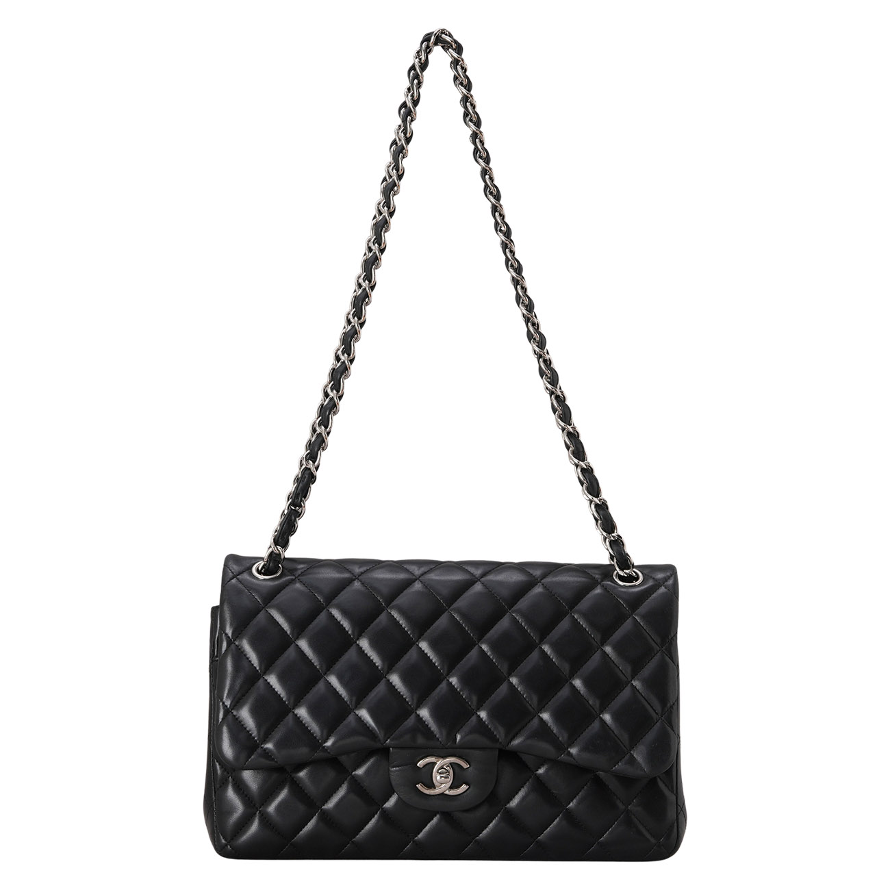 CHANEL(USED)샤넬 램스킨 클래식 라지 플랩백