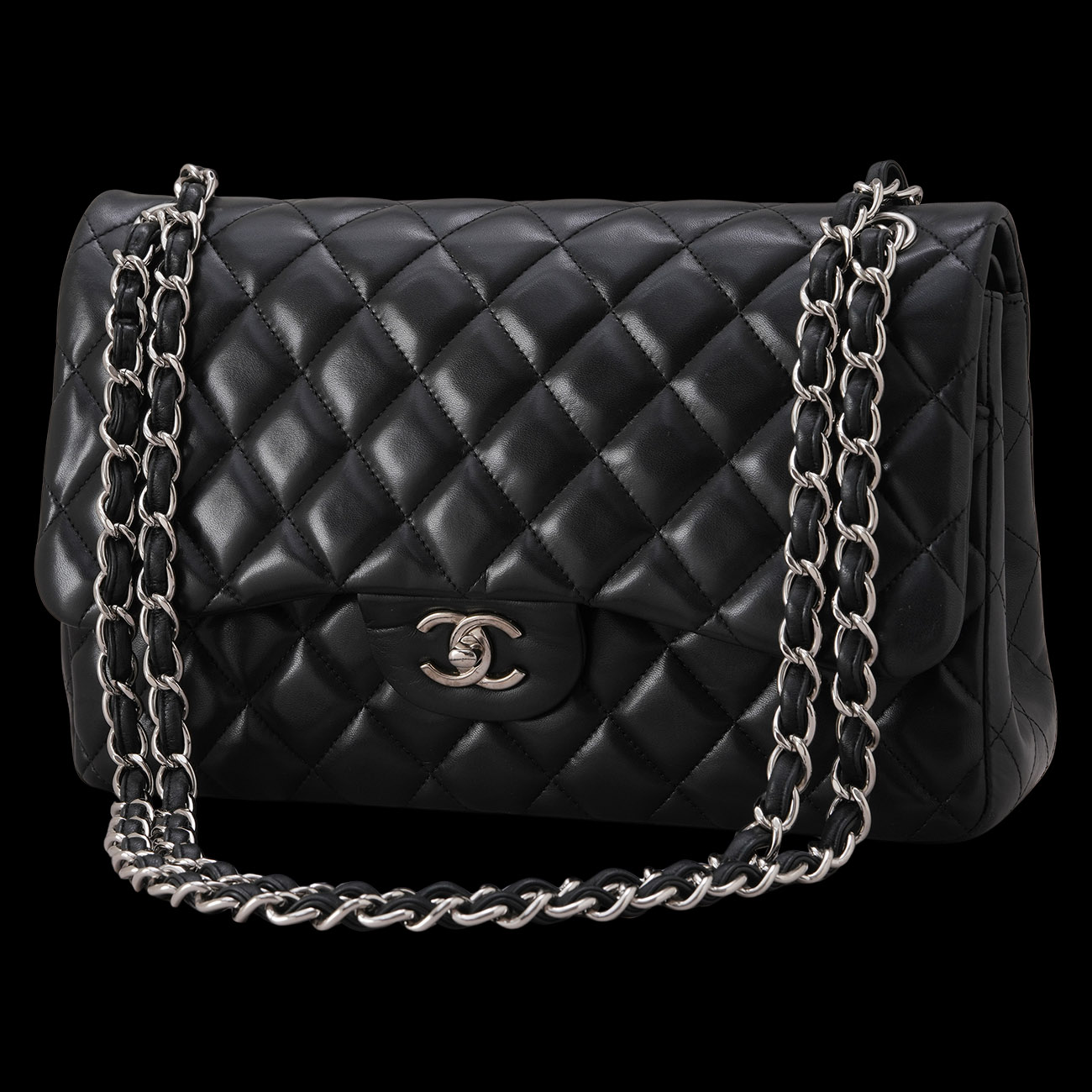 CHANEL(USED)샤넬 램스킨 클래식 라지 플랩백