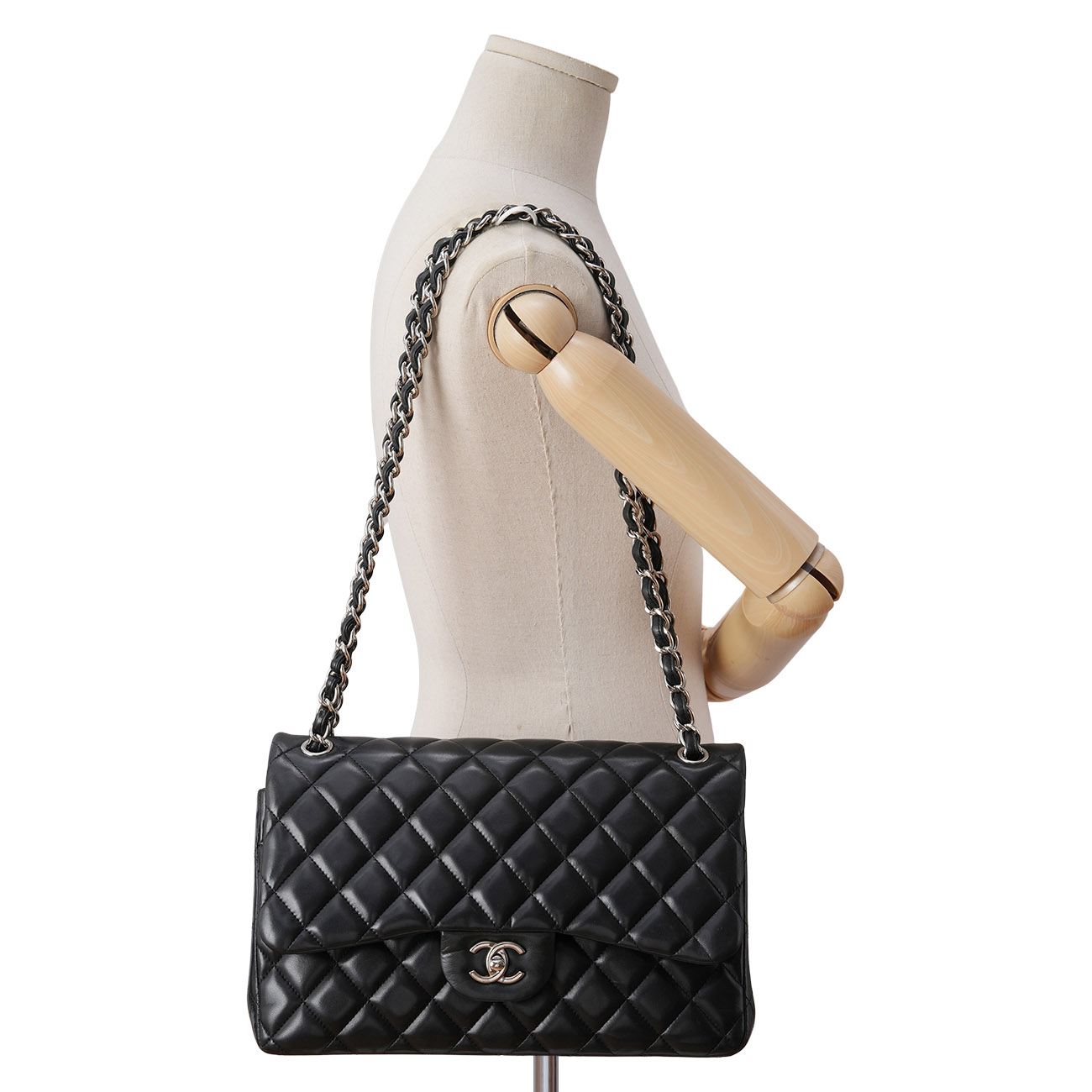 CHANEL(USED)샤넬 램스킨 클래식 라지 플랩백