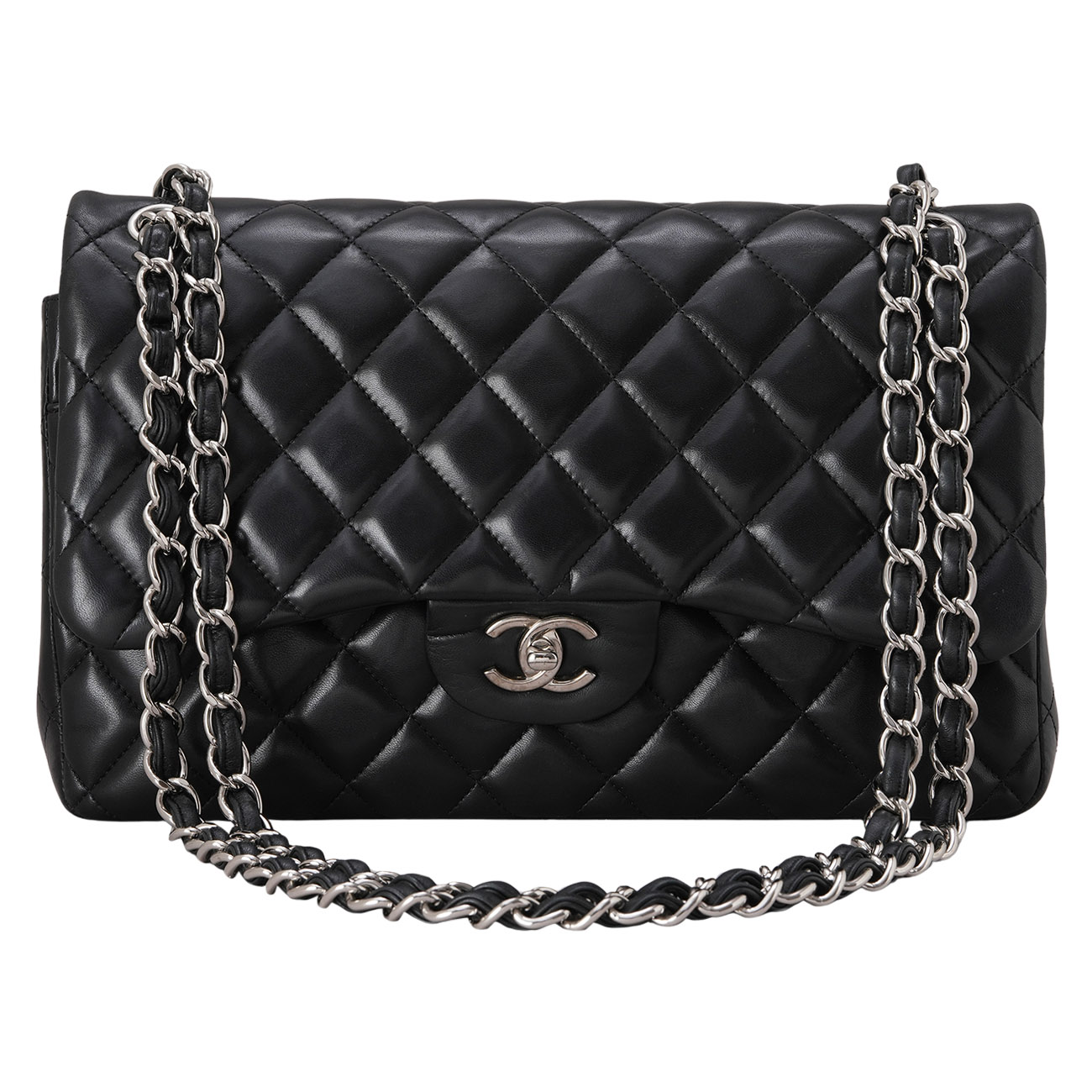 CHANEL(USED)샤넬 램스킨 클래식 라지 플랩백