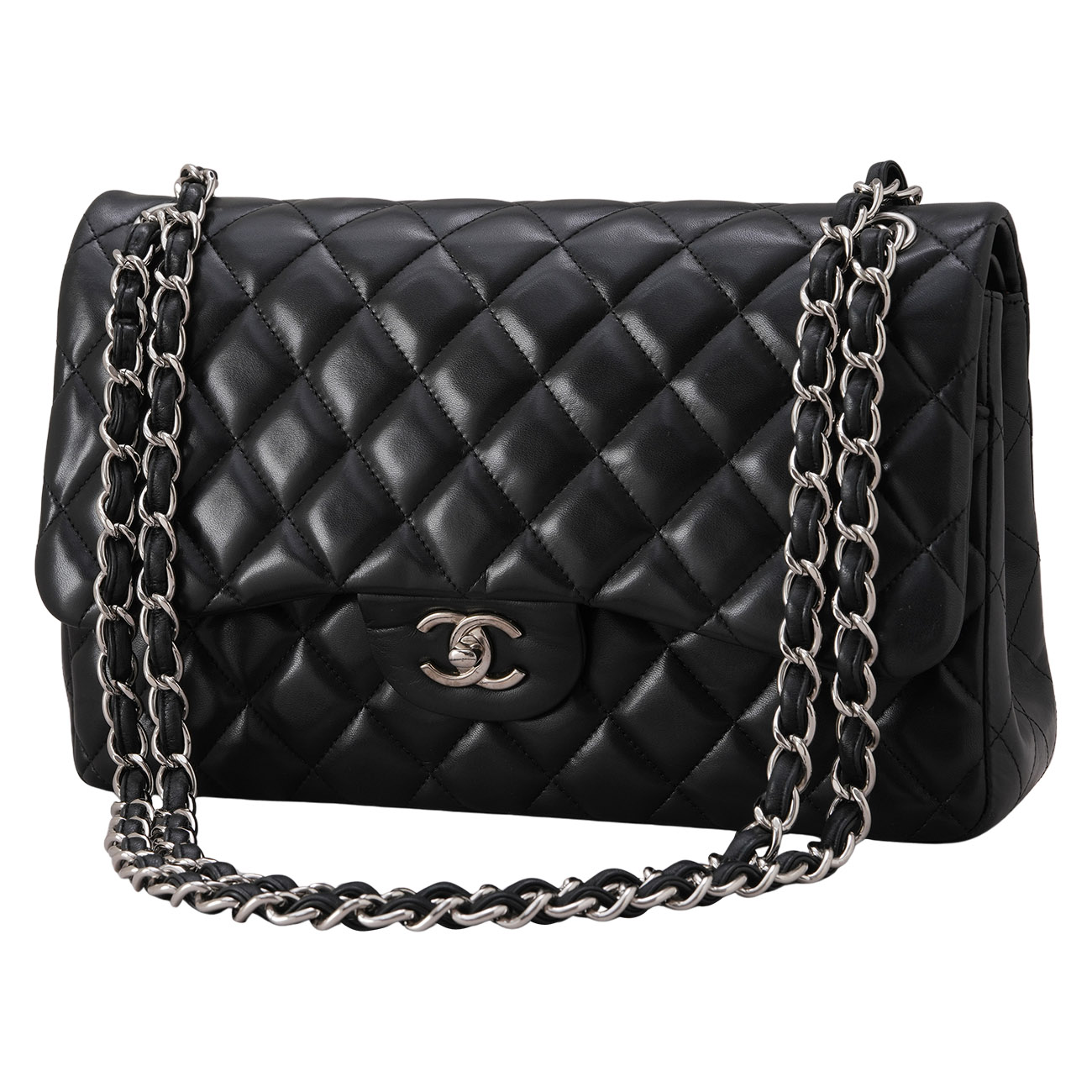 CHANEL(USED)샤넬 램스킨 클래식 라지 플랩백