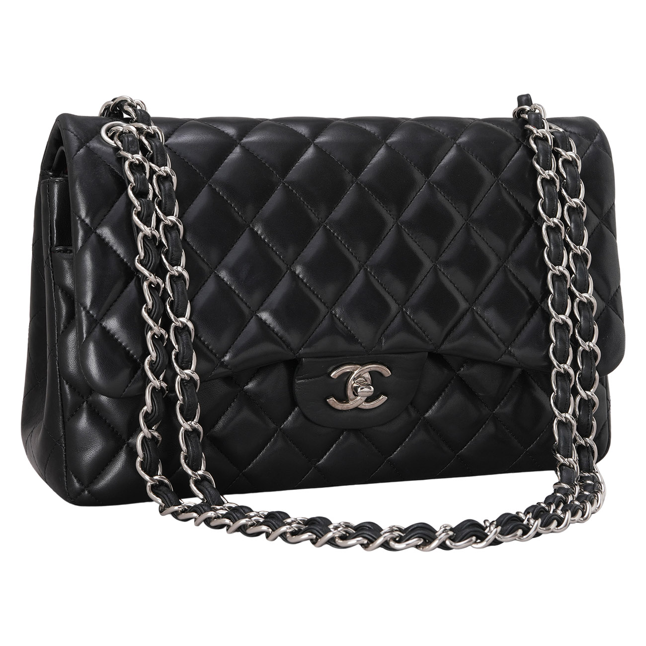 CHANEL(USED)샤넬 램스킨 클래식 라지 플랩백