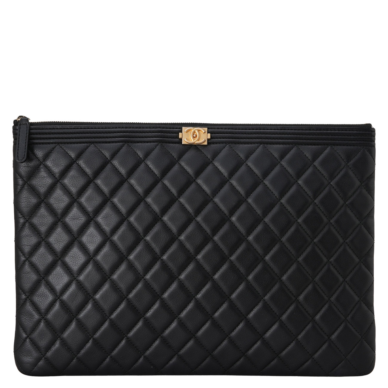 CHANEL(USED)샤넬  보이샤넬 클러치 라지
